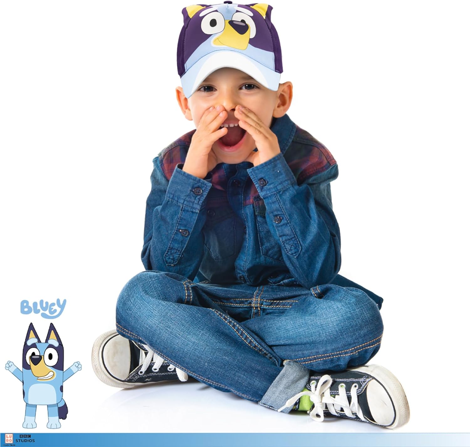 Cute Bluey Baseball Cap for Kids