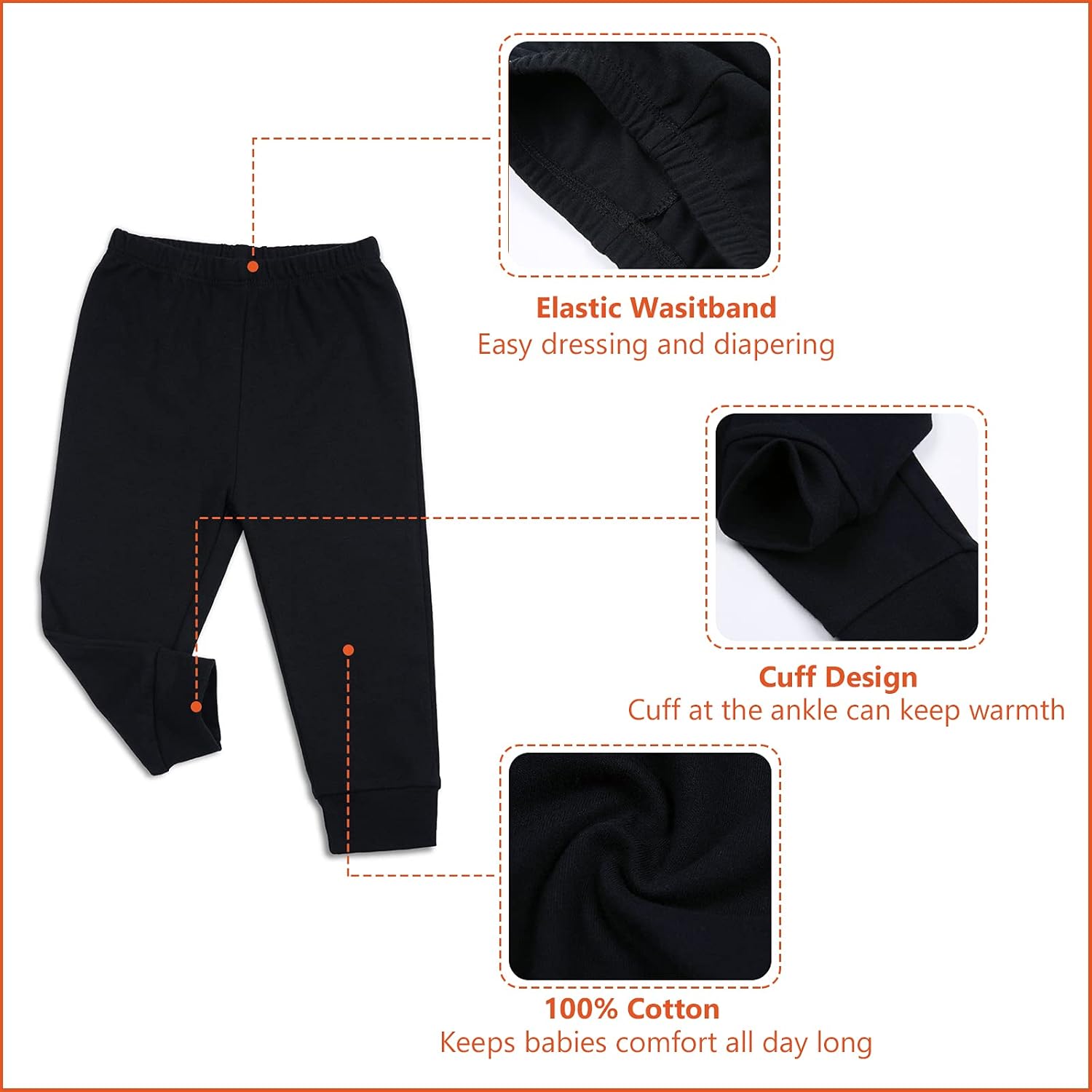 SOBOWO Unisex Baby ClothesPerfect for Crawlers