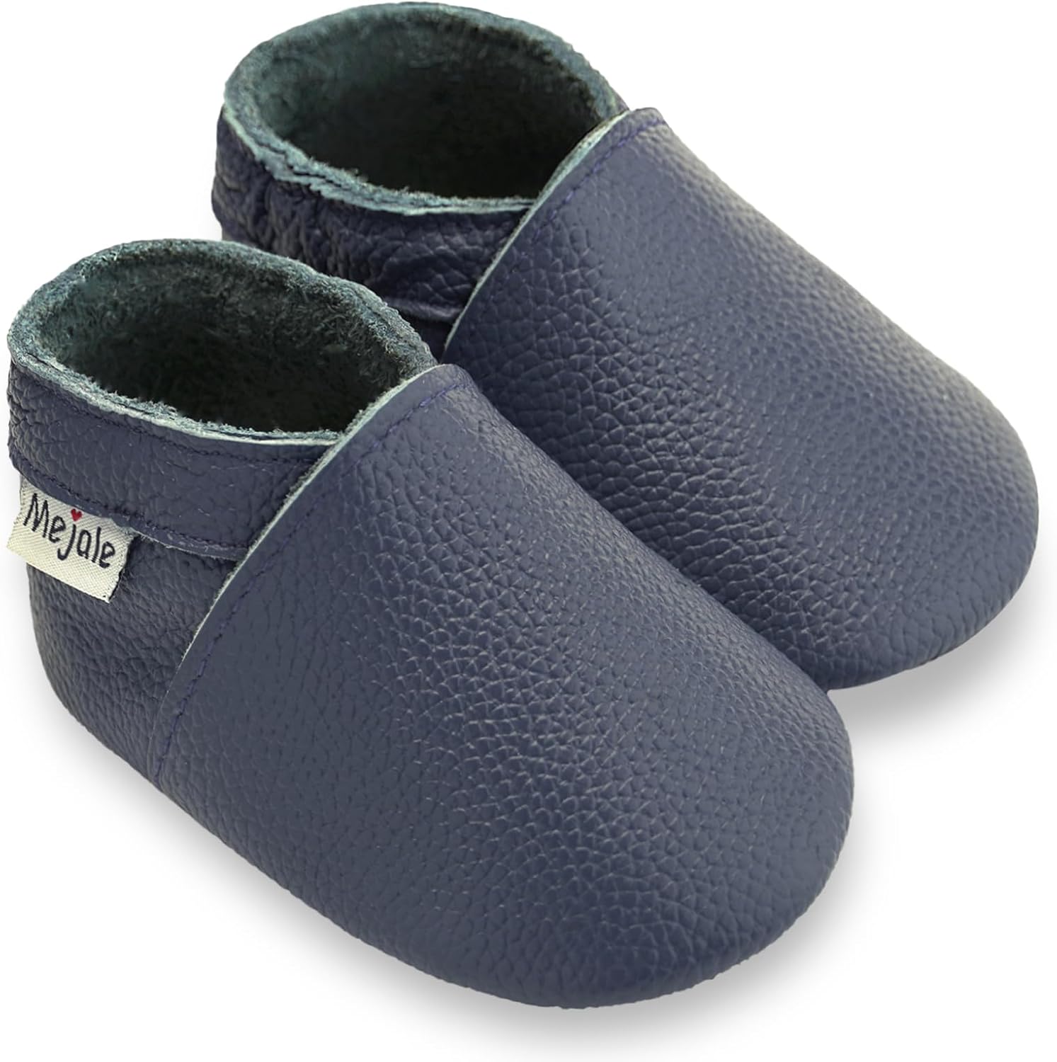 Mejale Baby Infant Toddler Shoes Slip-On Soft Sole Leather Moccasins