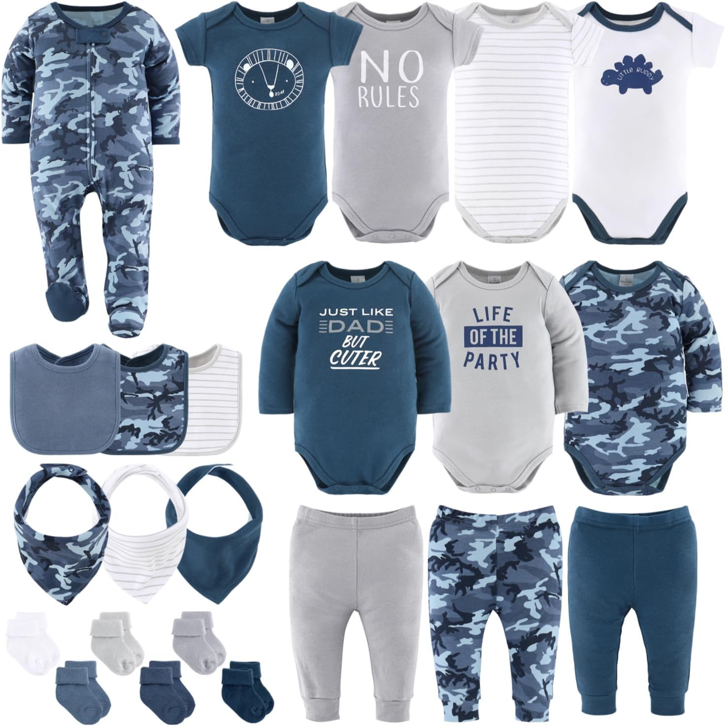 The Peanutshell Baby Layette Gift Set for Boys