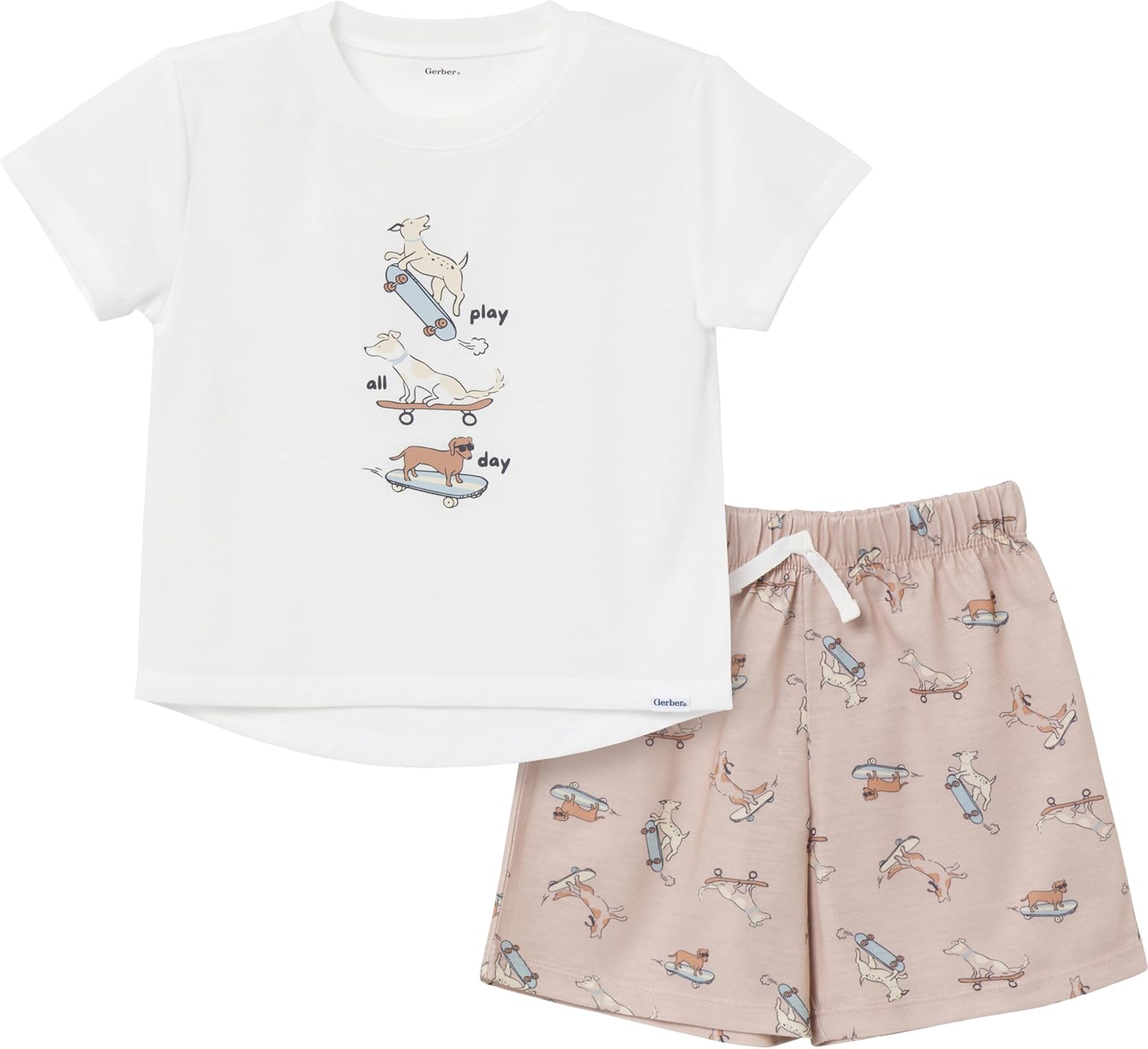 Gerber Pajama Set Shorts for Baby Boys