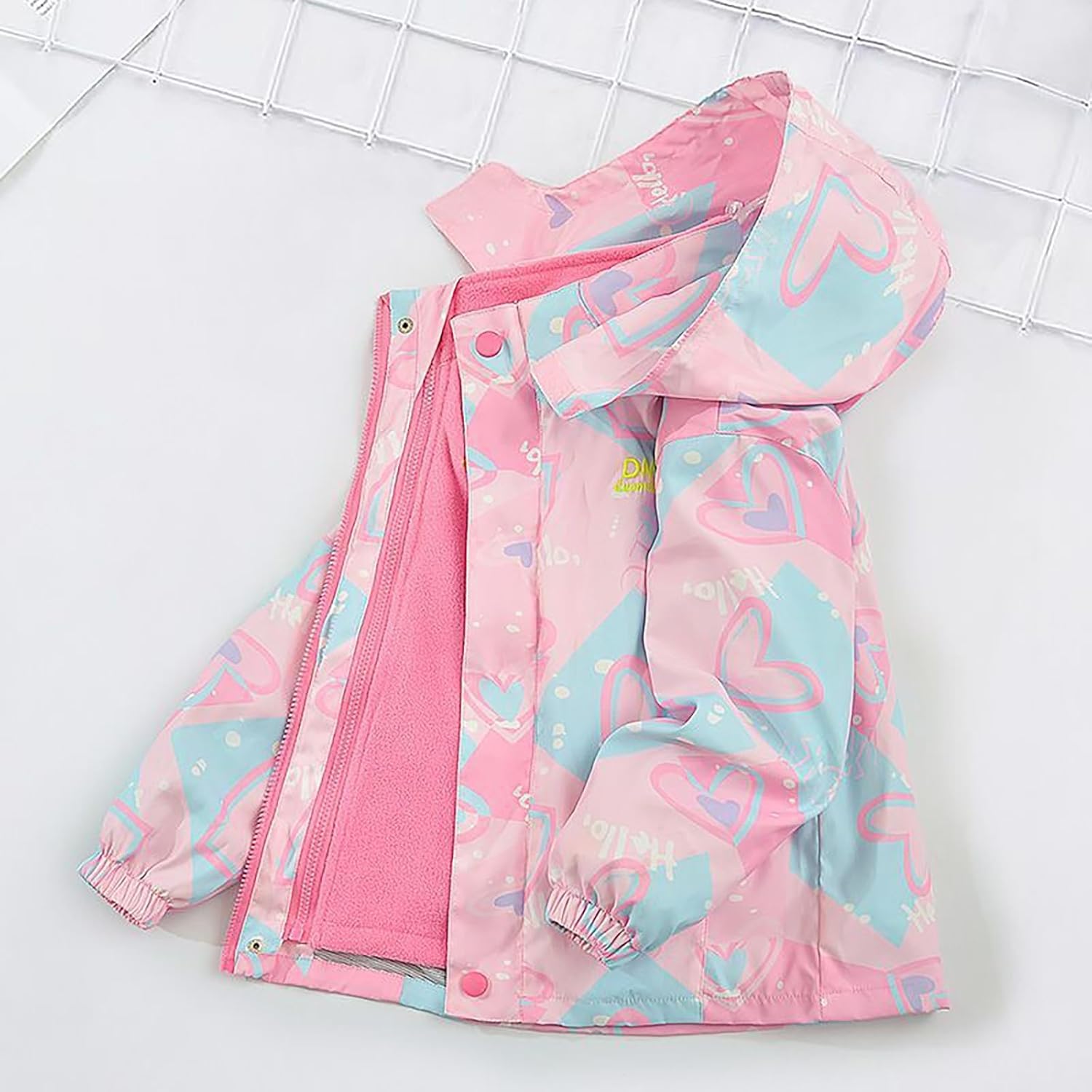 AMIMOJY - Kids Long Ski Coats Removable Liner