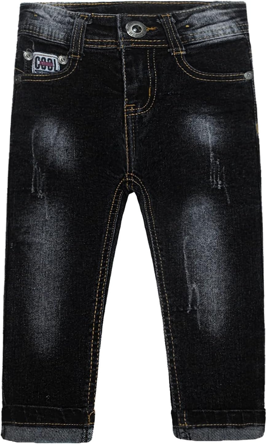Space_relu jeans for kids Ripped Distressed Jeans with Elastic Band