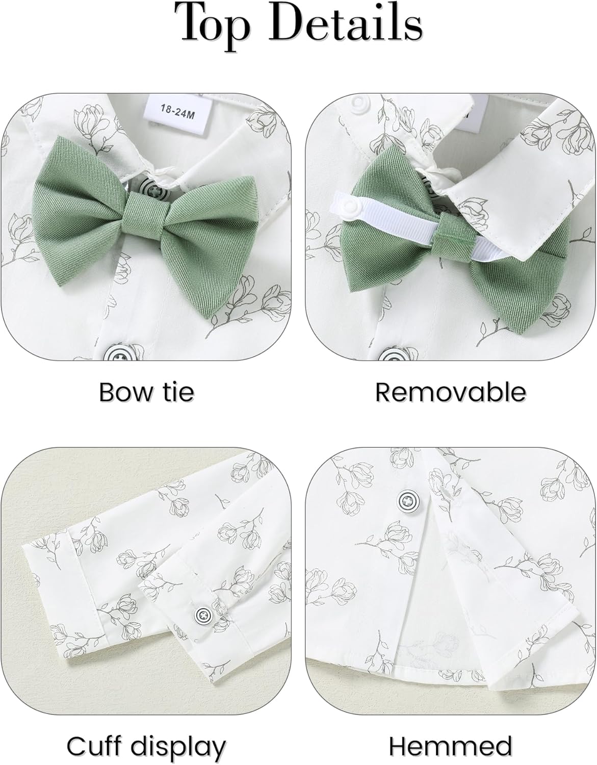 ZOEREA Boys Tuxedo Set