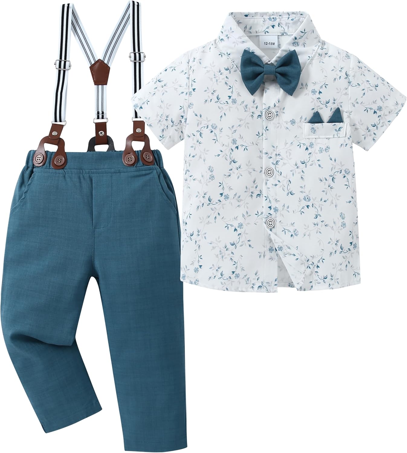 YALLET Toddler Boys Formal Outfit Set