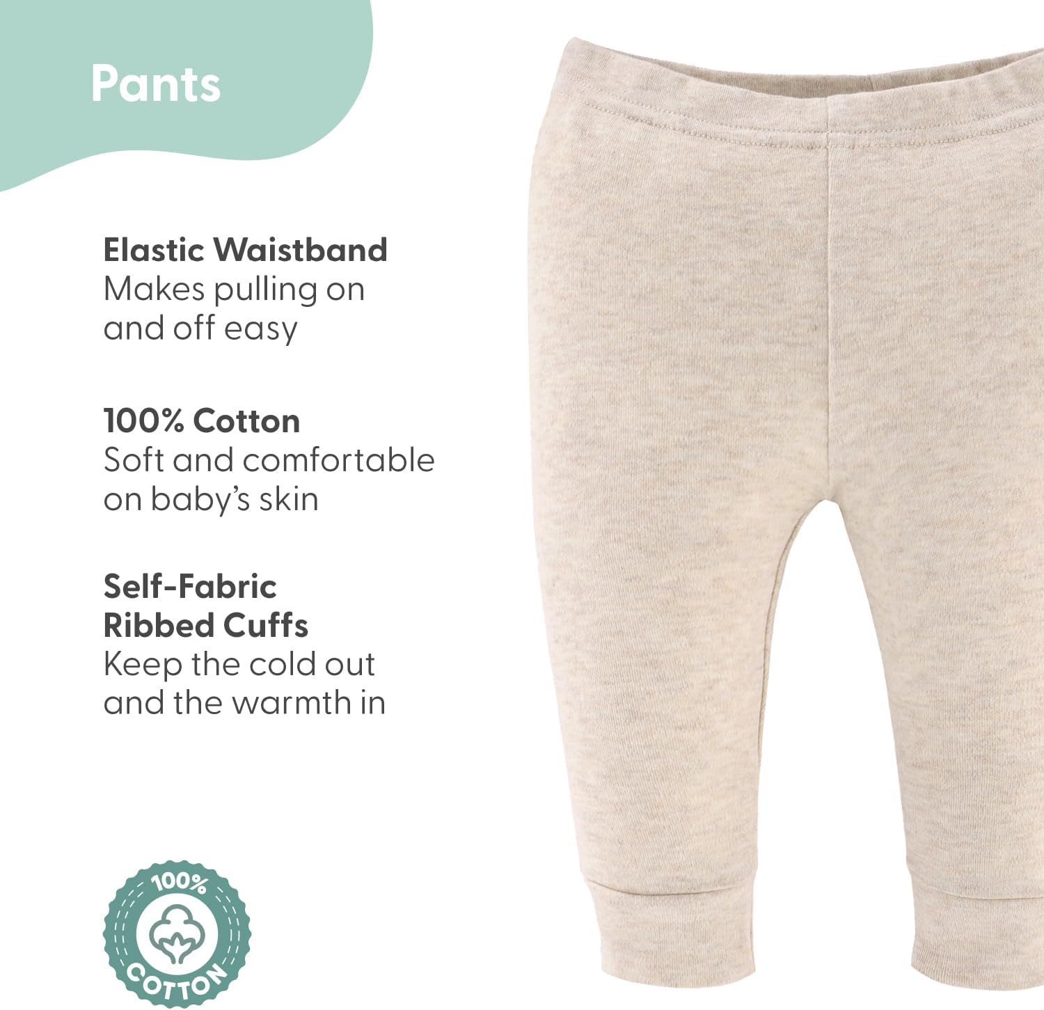The Peanutshell - Baby Pants for Boys Girls Newborn to 24 Months