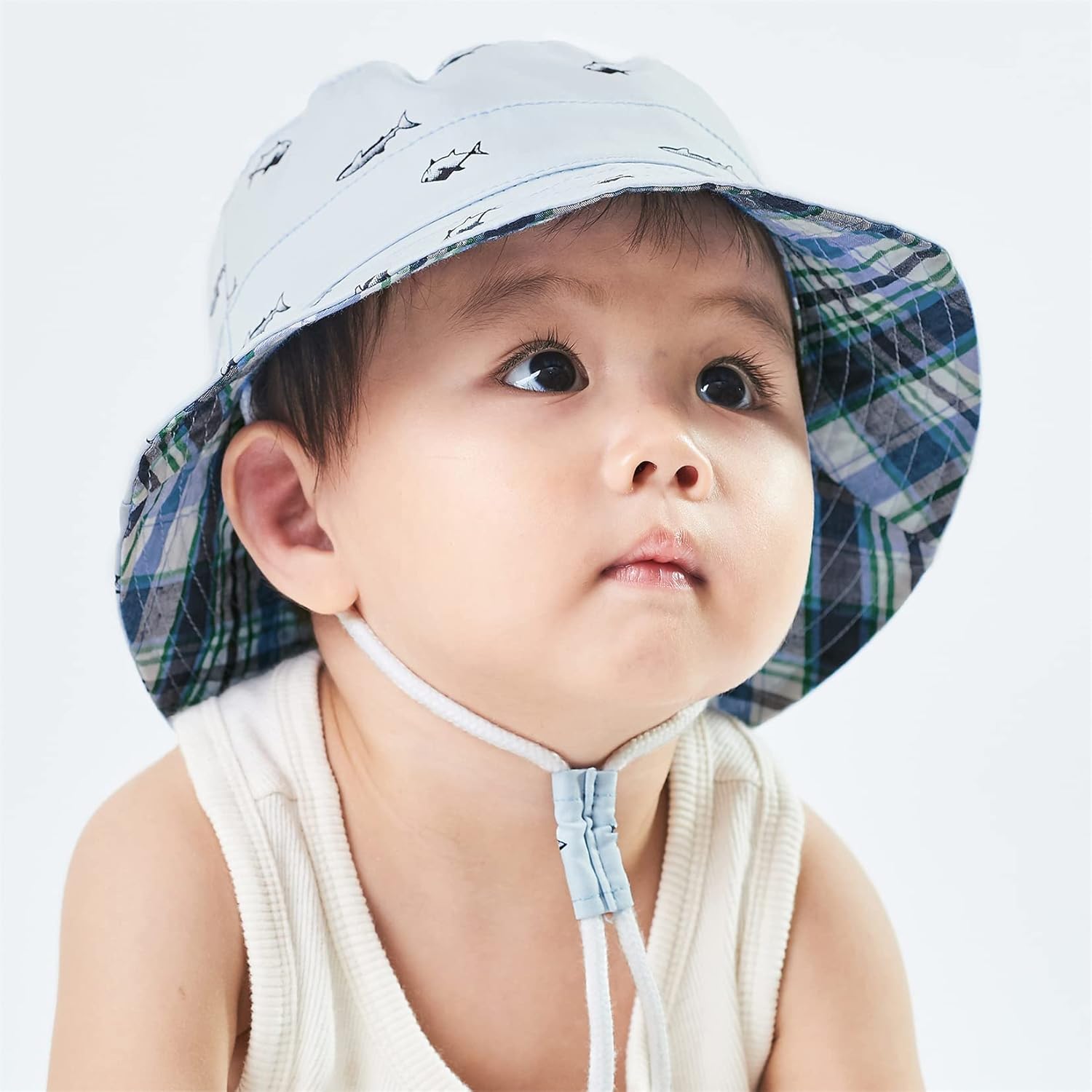All-in-1 UPF 50 Baby Sun Hat Cooling Cap
