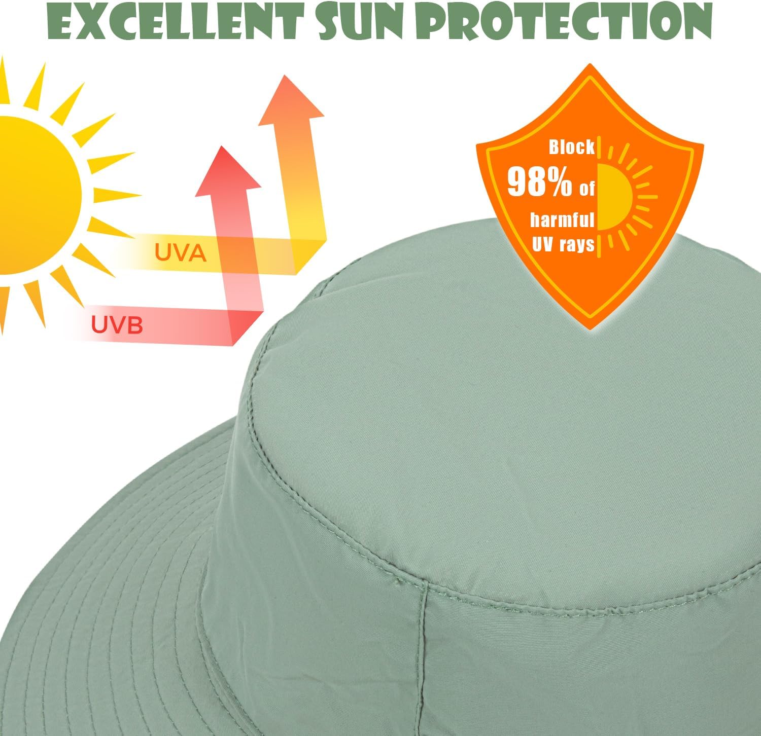 Adjustable Toddler Sun Hats for Kids