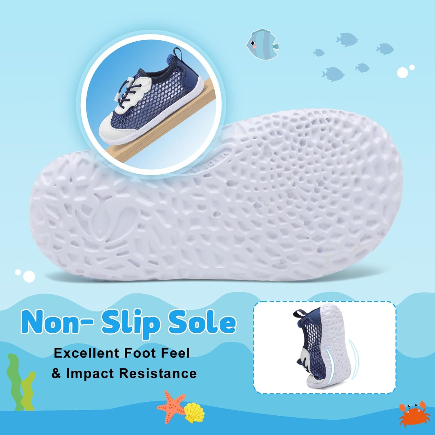 BARERUN Kids Water Shoes