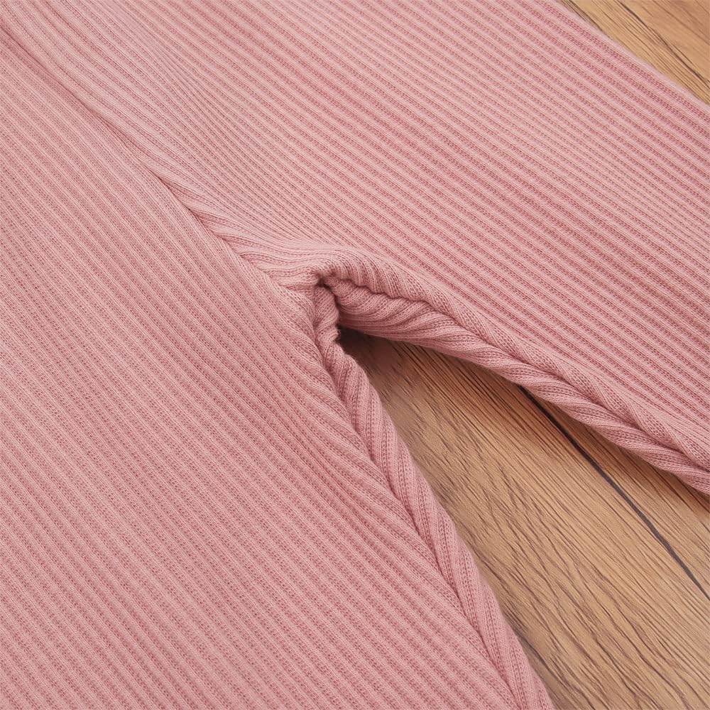 Cute Footless Ruffle Lace Trim Leggings for Toddler Girls