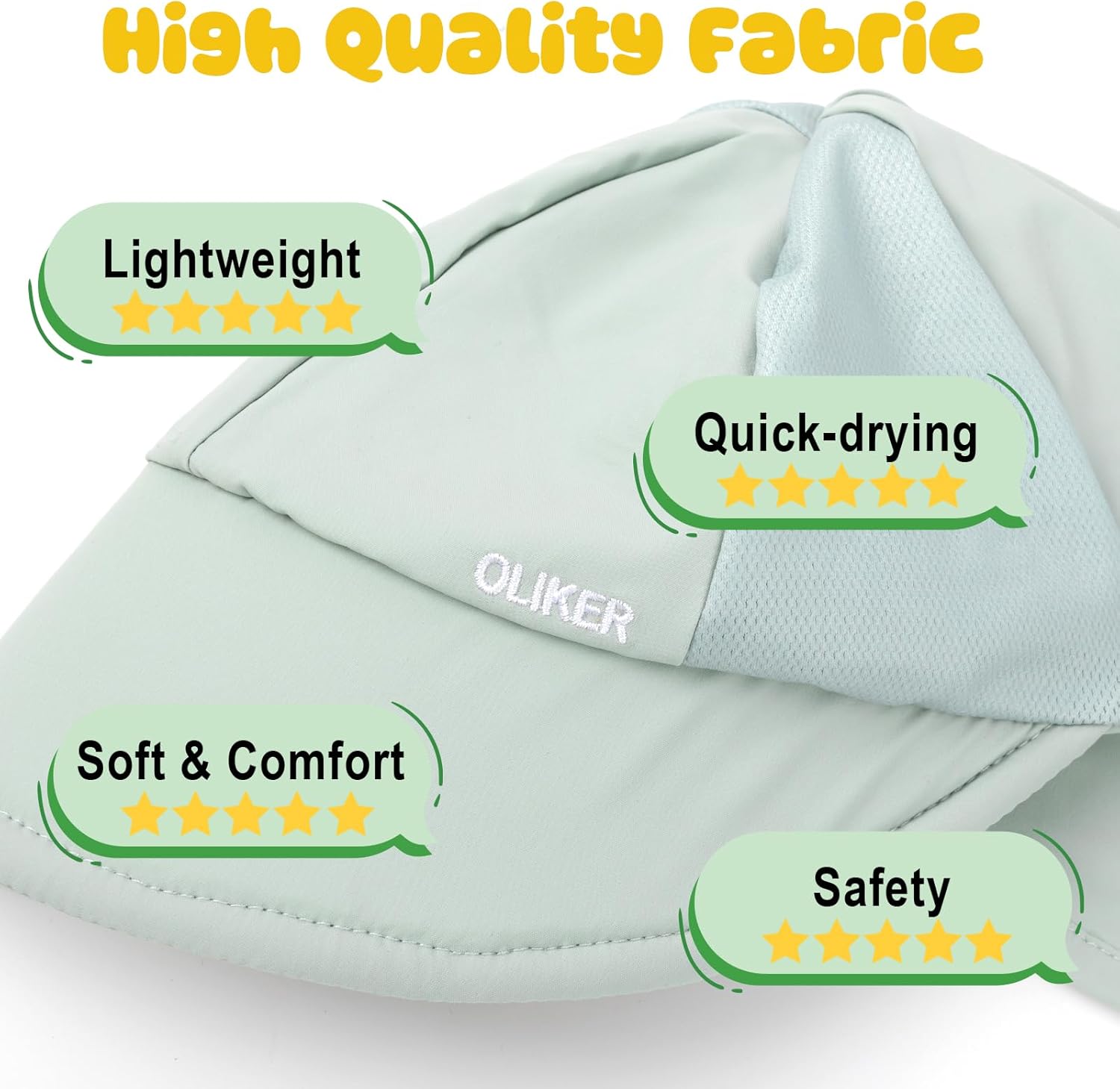 Adjustable UV-Protected Baby Sun Hat Set for Toddler