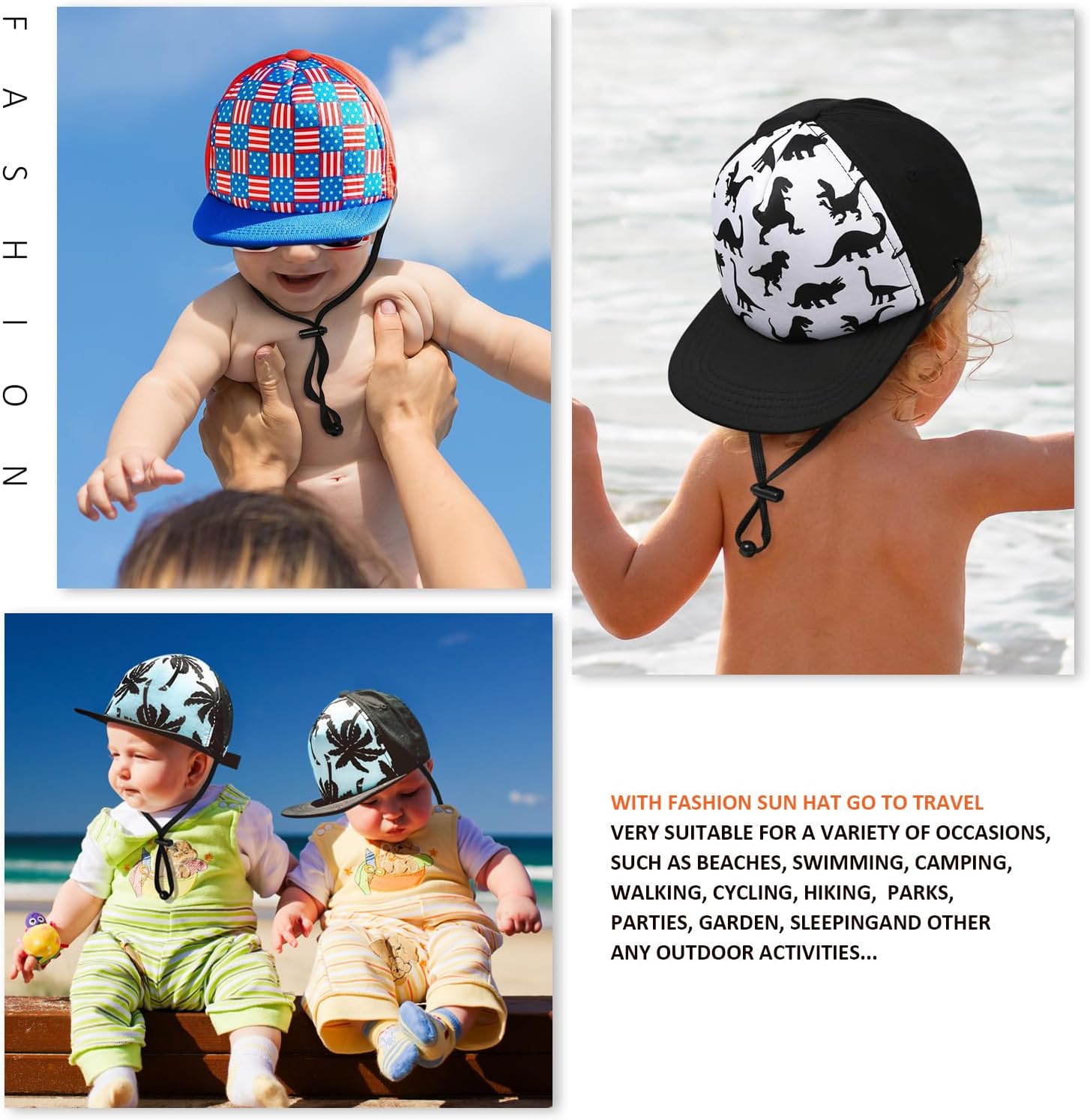 Perfect Snug Cool Kids Baseball Hat Visor for Toddler and Up