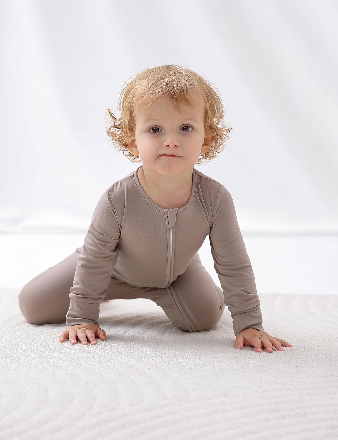 Luxury Bamboo Romper for Babies Soft Non-Slip Pajamas