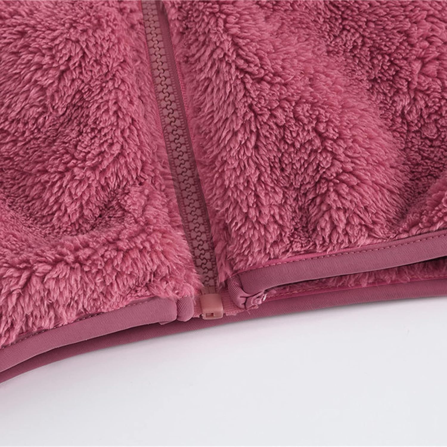 Cute Toddler Girls Fuzzy Fleece Jacket