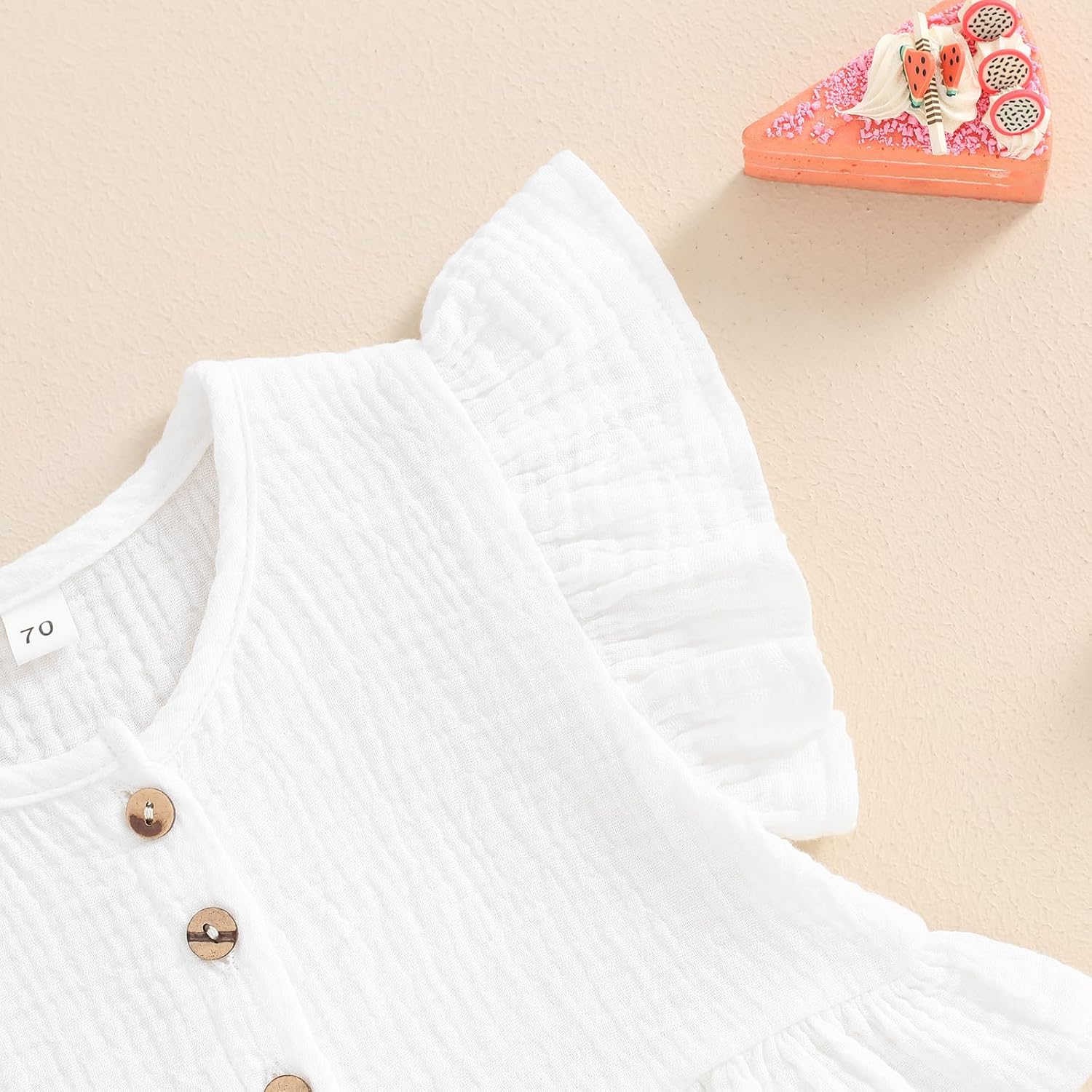 BemeyourBBs Summer Toddler Ruffle Sleeveless Top and Bloomers Set