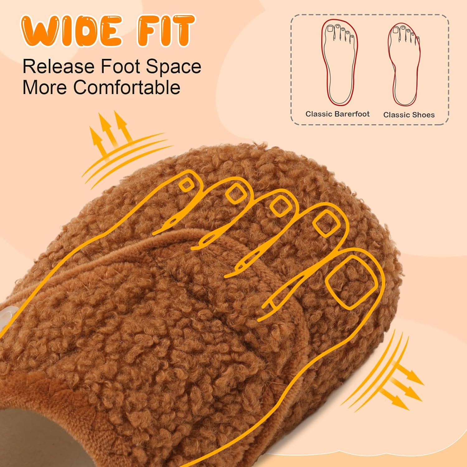 Warm Cozy Toddler Fuzzy Slippers