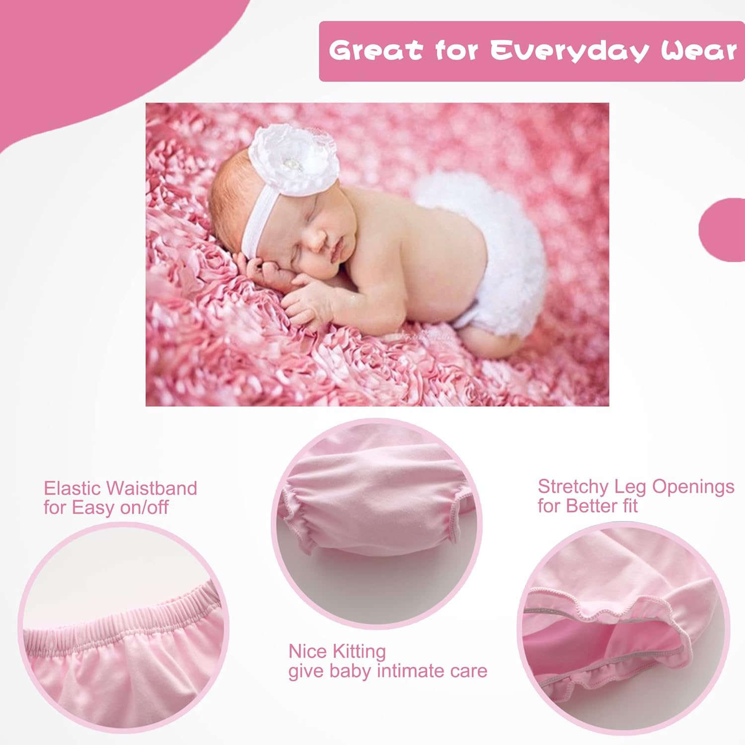 Loose Fit Baby Bloomers for Babies
