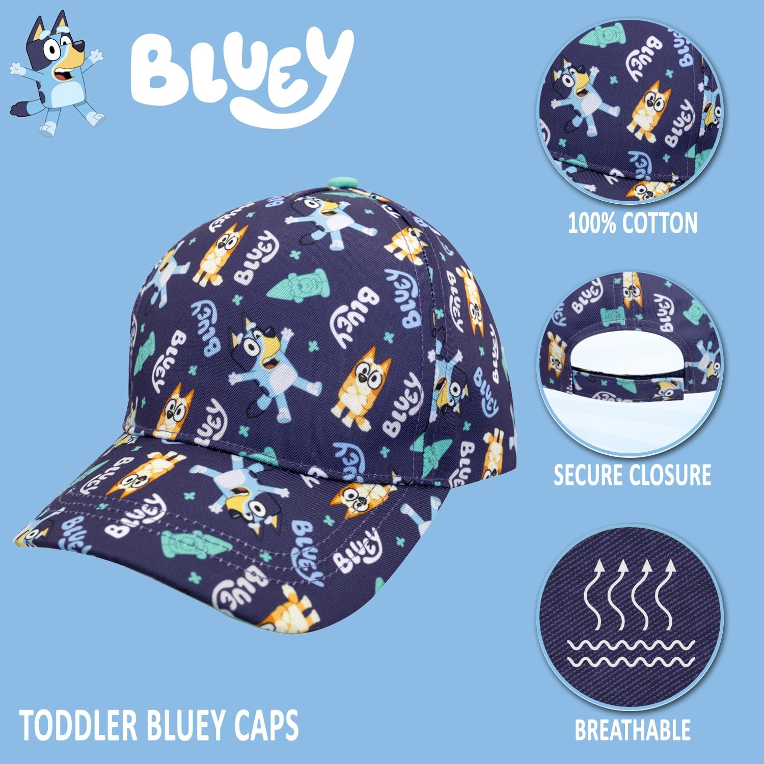 BlueyHat Toddler Baseball Cap