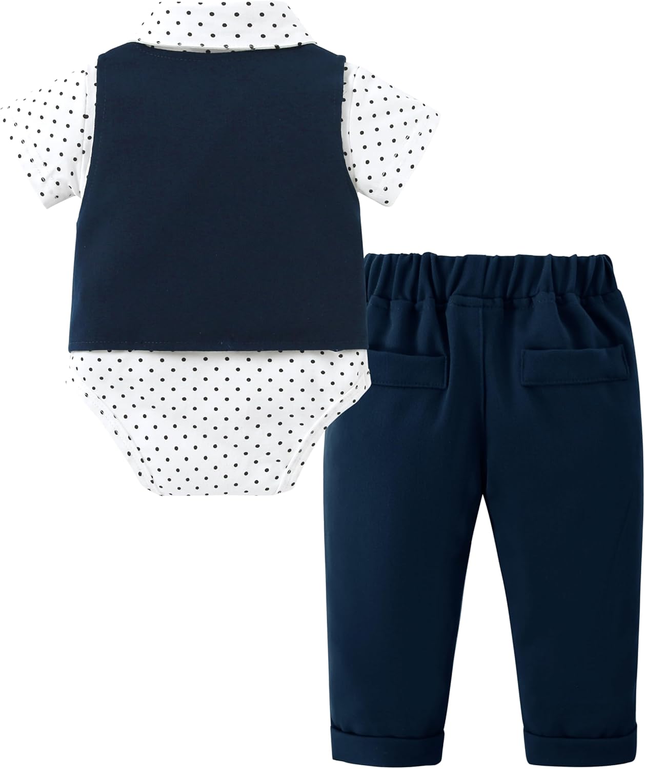 YALLETInfant Boys 4-Piece Suits for Weddings Baptisms More