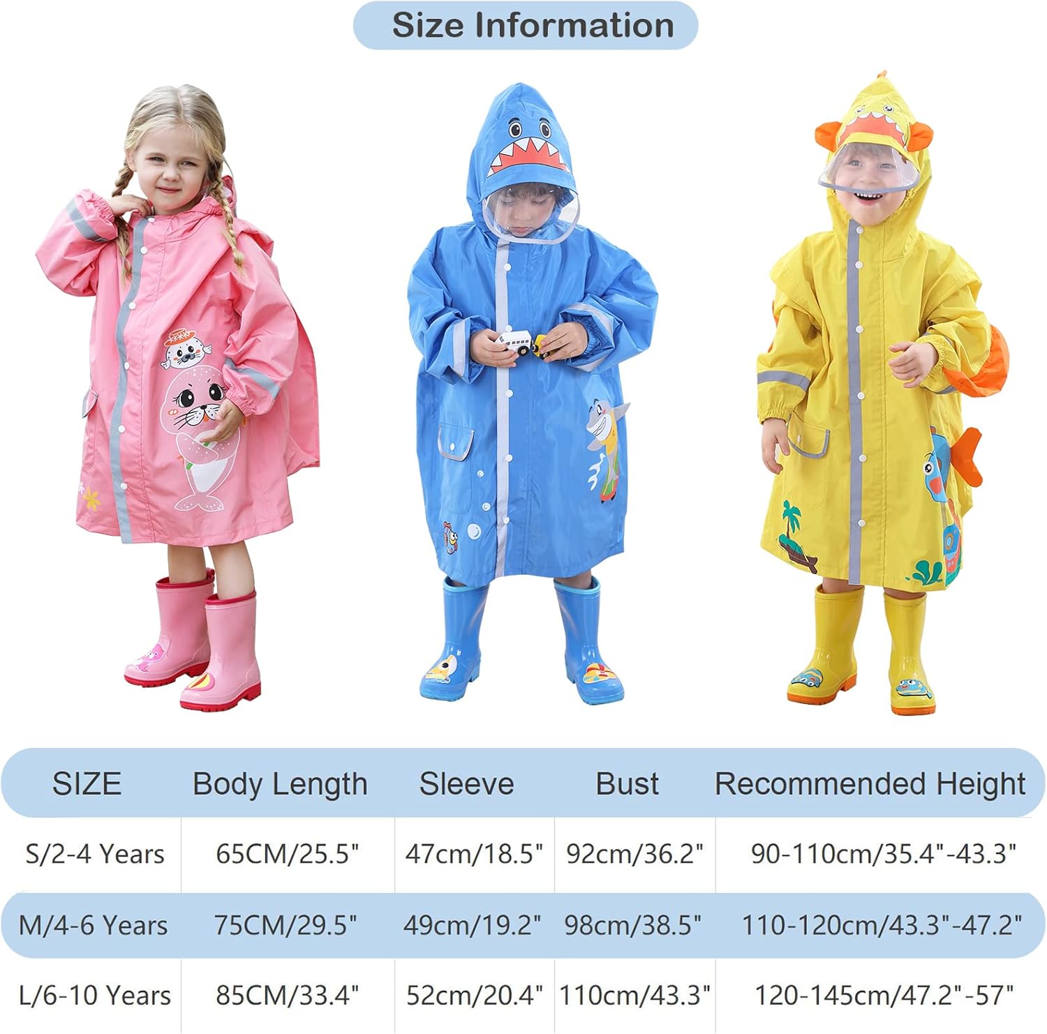 DRY RELLIX RAINJACKET for Toddlers DURABL and Waterproof
