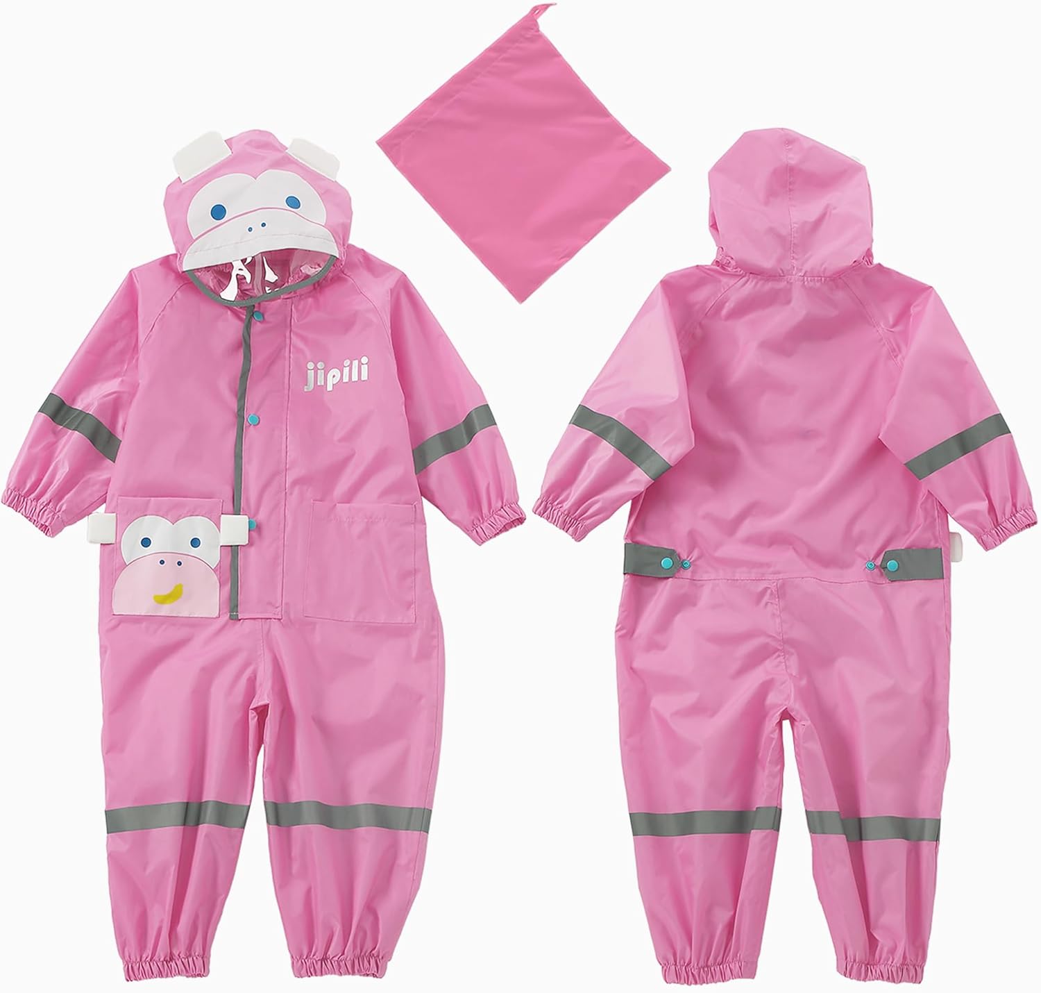 Fewlby Kids Toddler Waterproof Rain Jacket