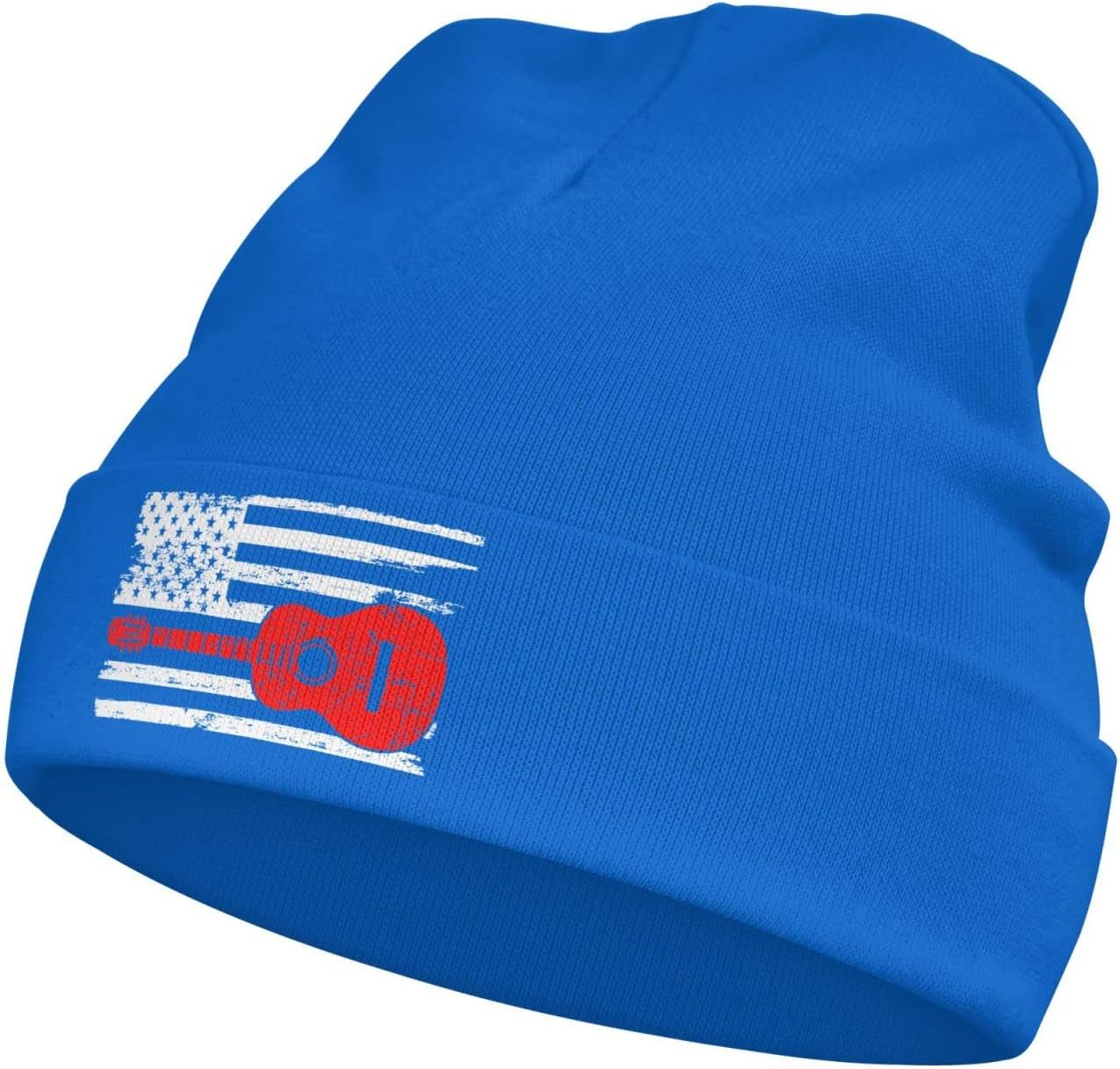 IRON1974 Guitarist USA Flag Baby Beanie Cap