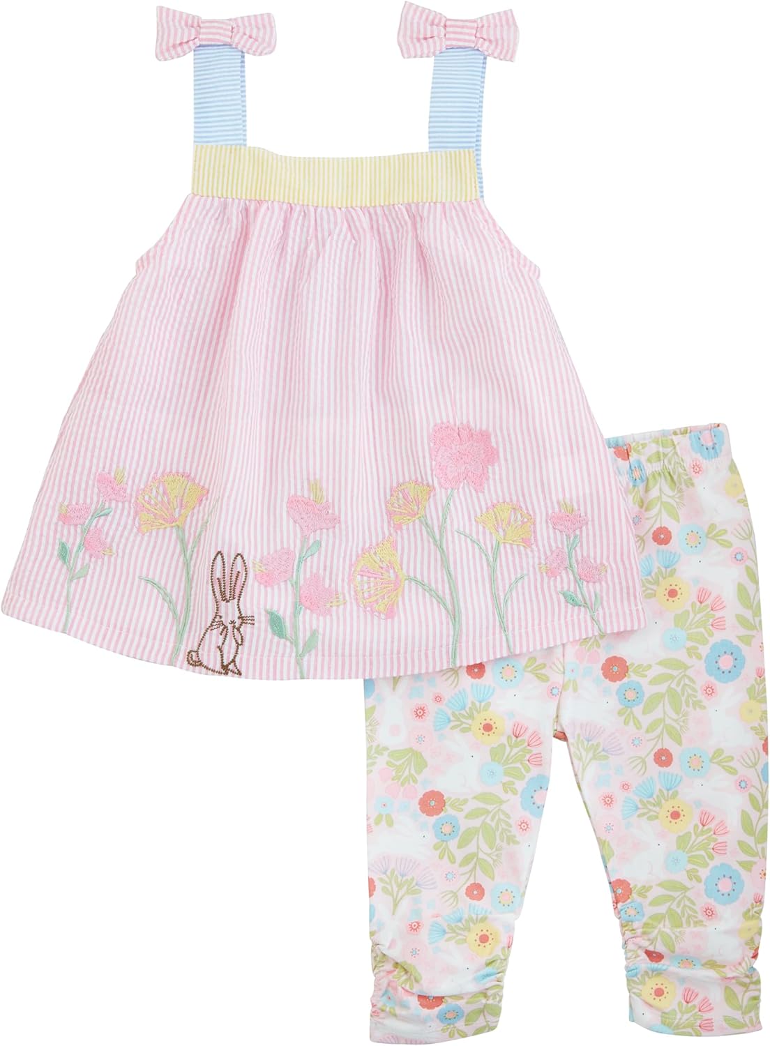 Seamless Seersucker Set for Little Ones