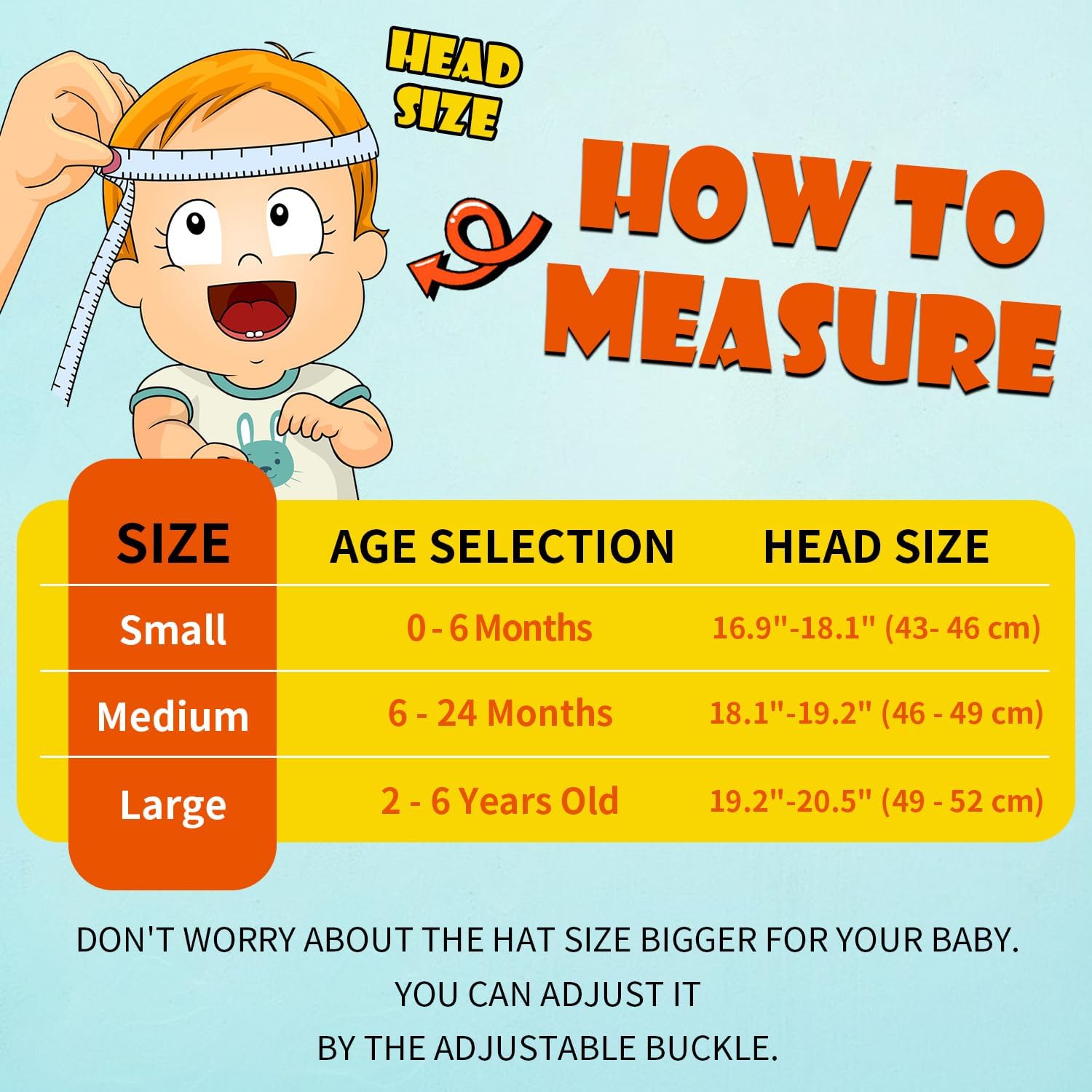 Adjustable Toddler Sun Hats for Kids