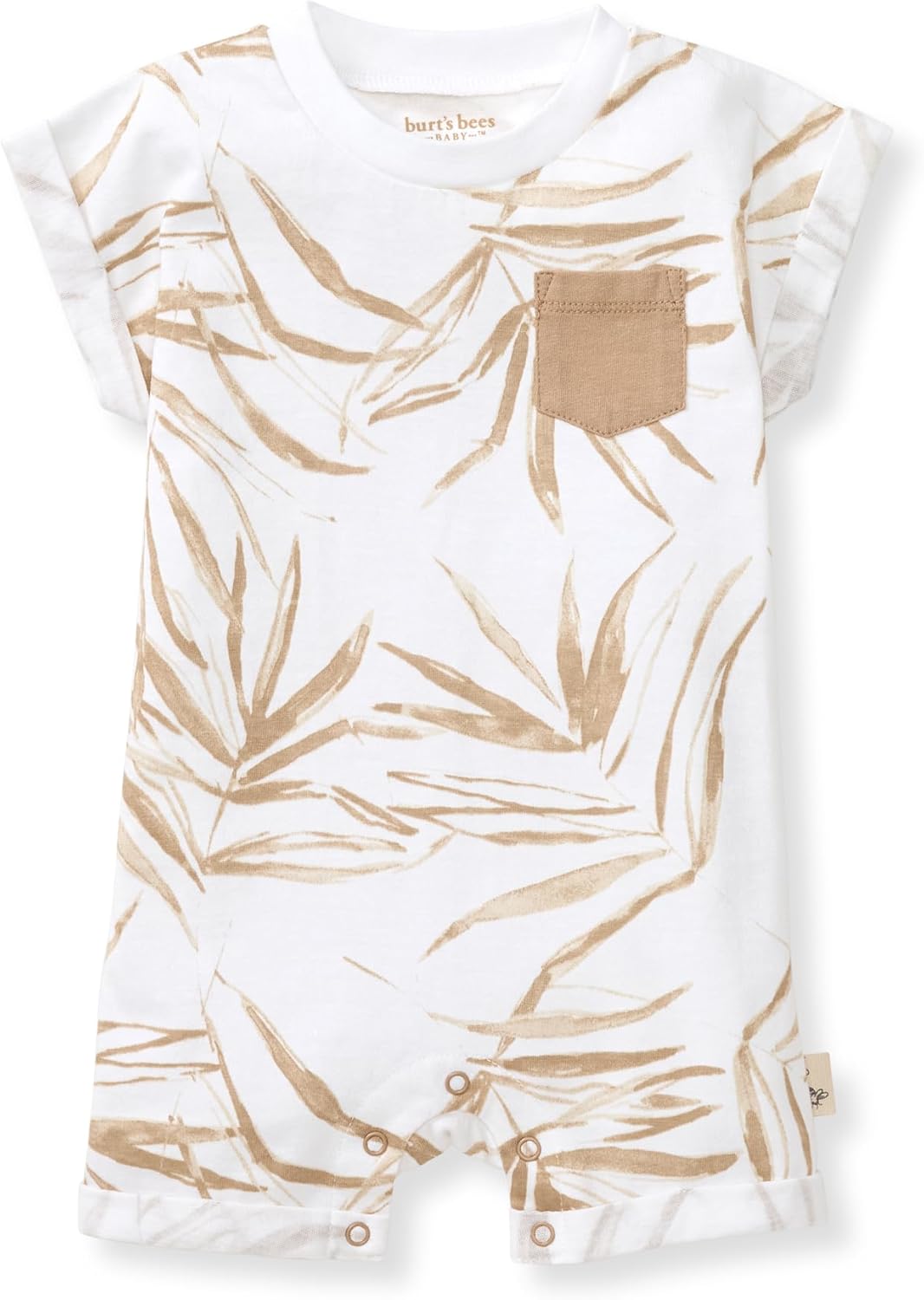 Burts Bees Baby Boys Romper for Boys 100 Organic Cotton