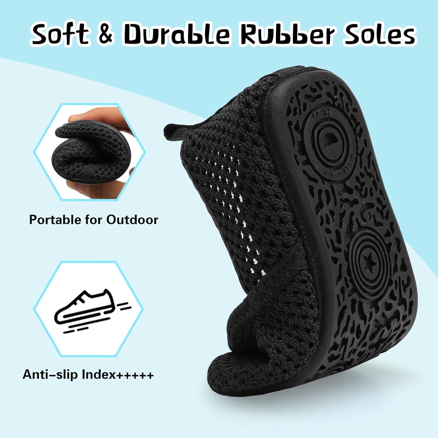 Quick-Dry Adjustable Toddler Water Shoes for Kids