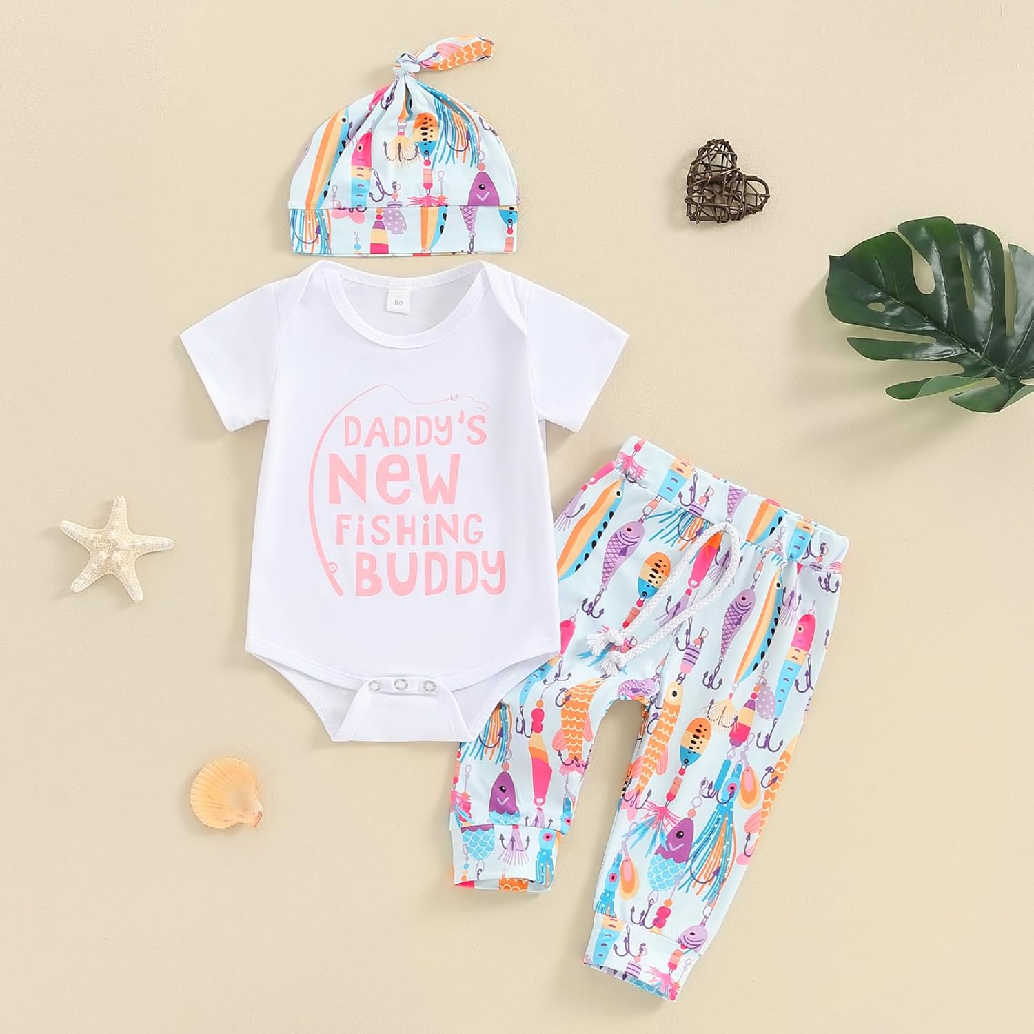 Newborn BoyGirl Summer Romper With Funny Letters