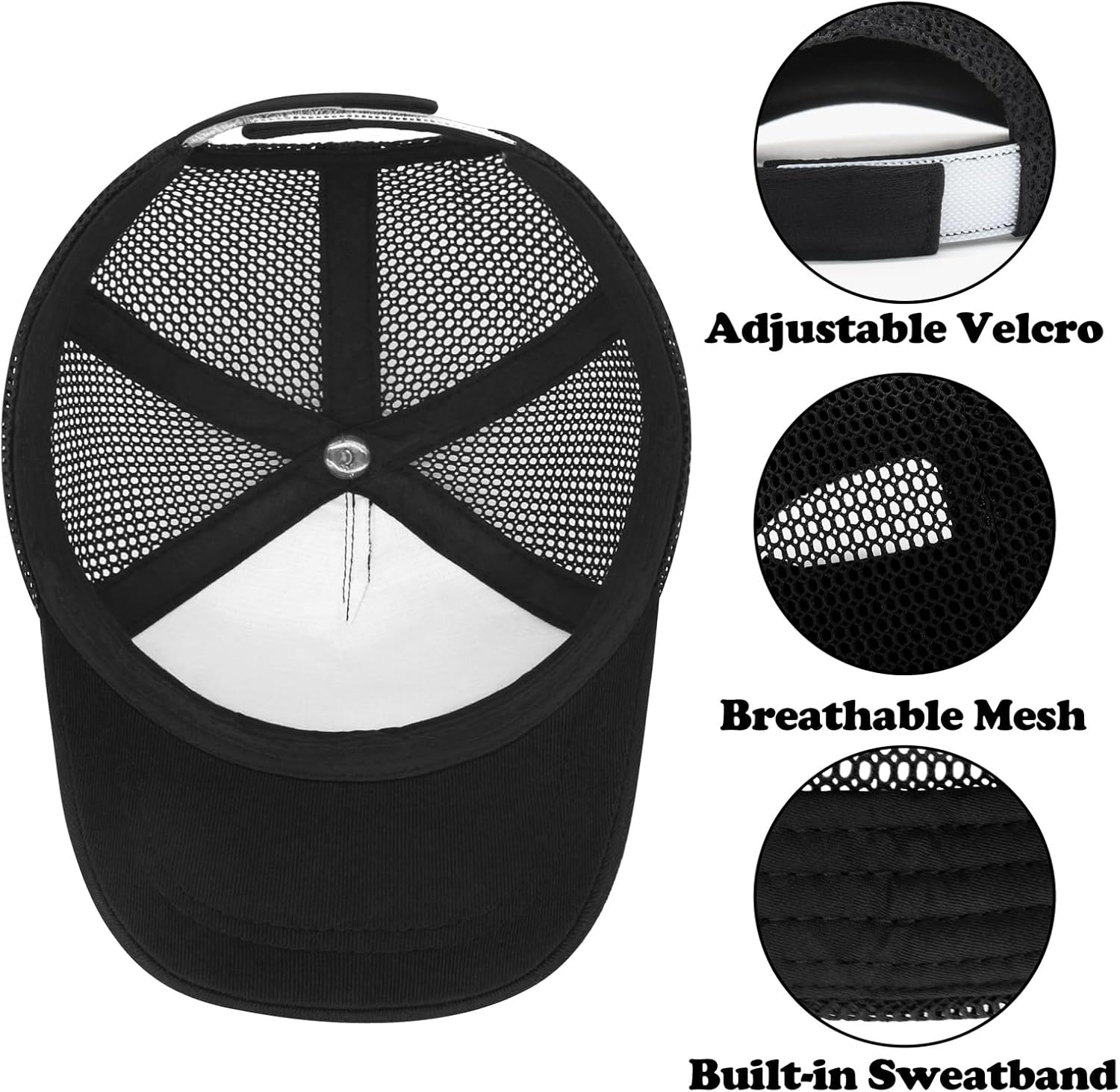 Sarfel Toddler Baseball Cap - UPF 50 Protection breathable mesh flexible fit