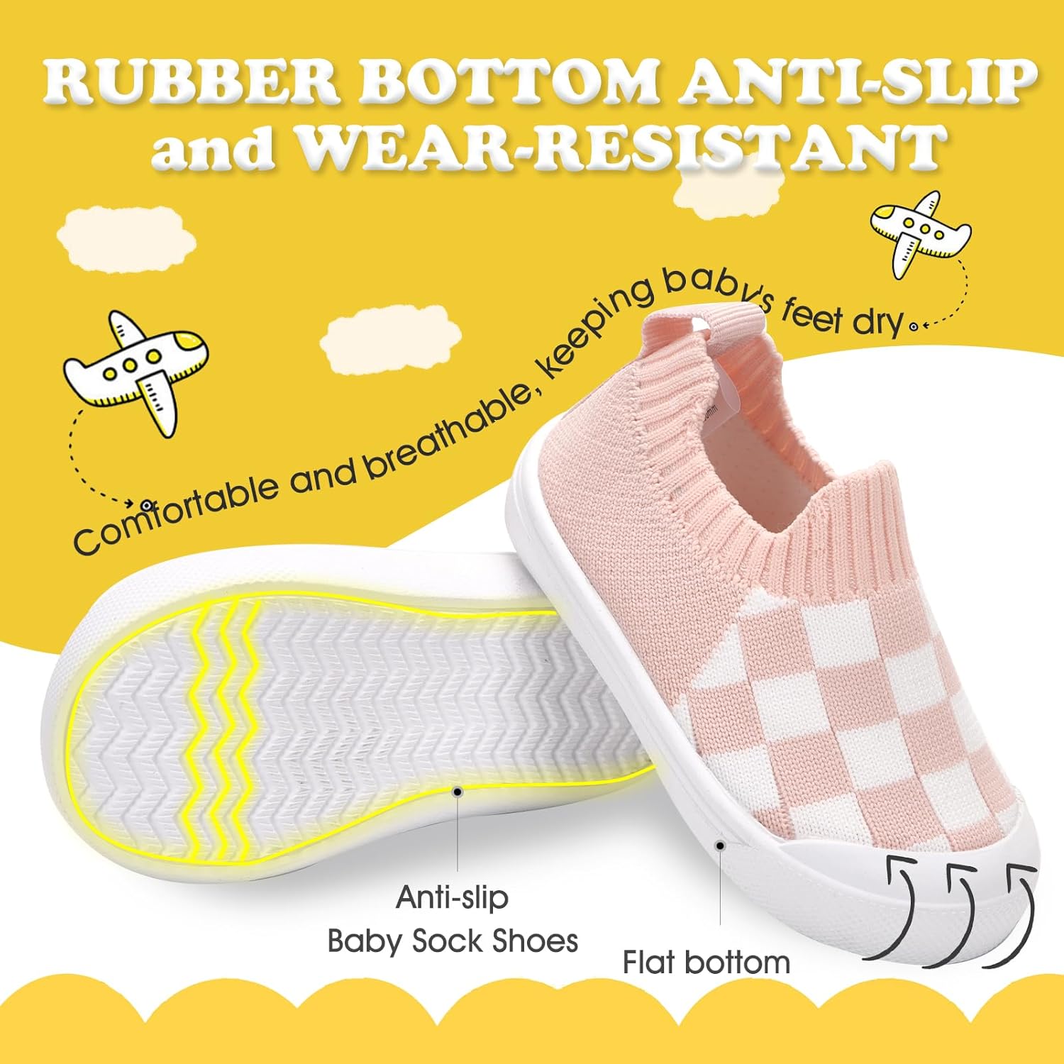 LELBNZ Toddler Mesh Walking Shoes for Baby