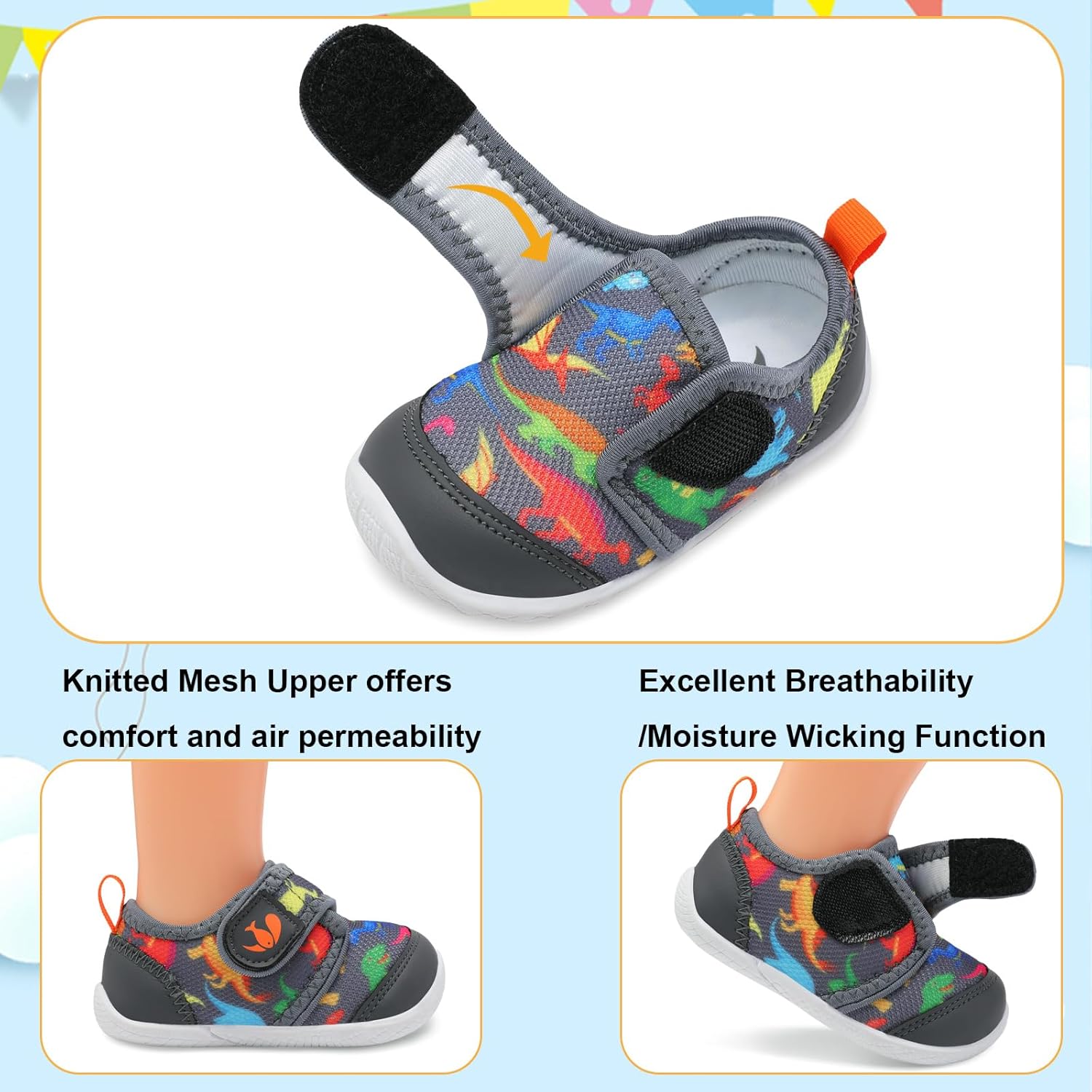 Brightly Laced Super comfy for little ones