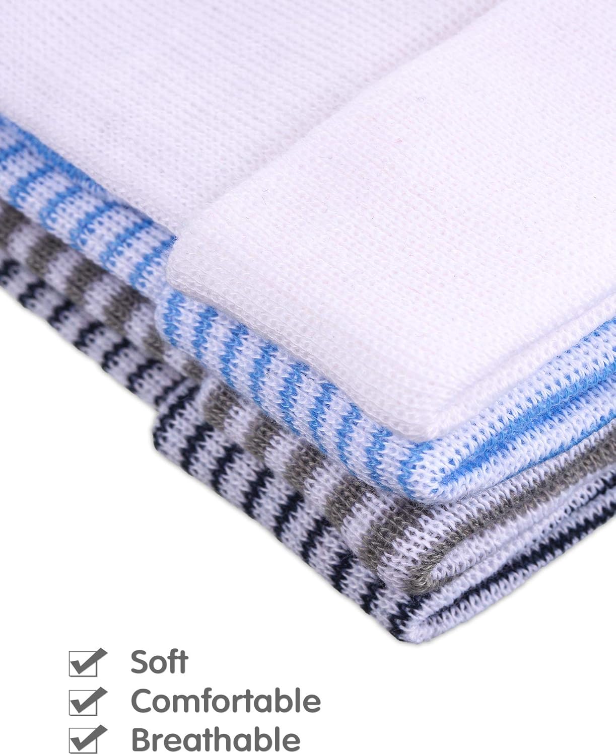 Cute Stripe Design Newborn Baby Cap