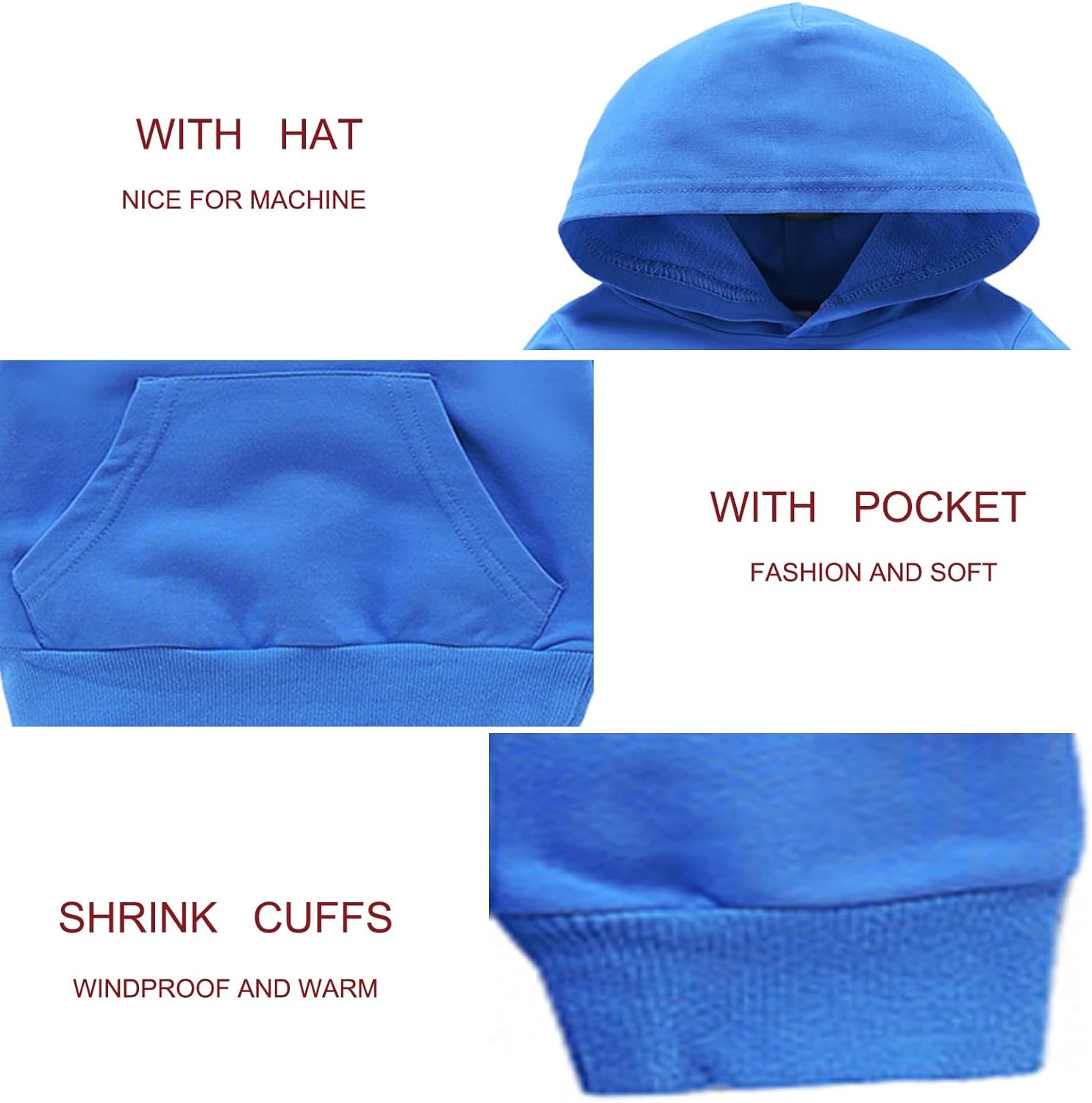 RUIBETYHUA Baby Pullover Hourglass Hoodie for Kids