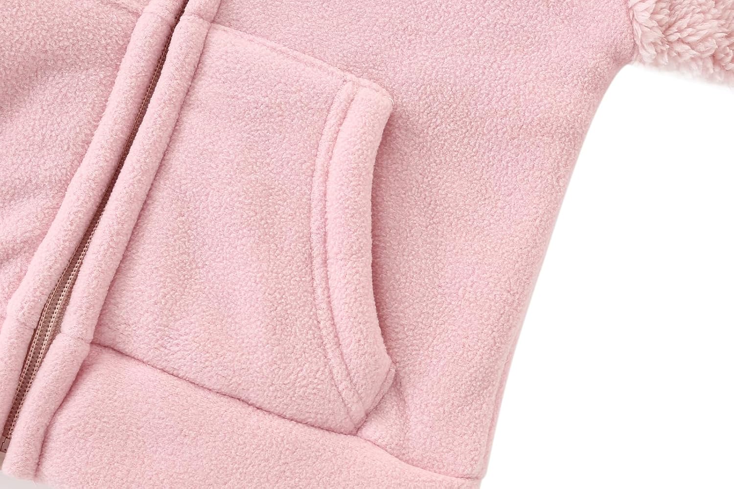 Warm Bear Ears Fleece Hoodie for Babies