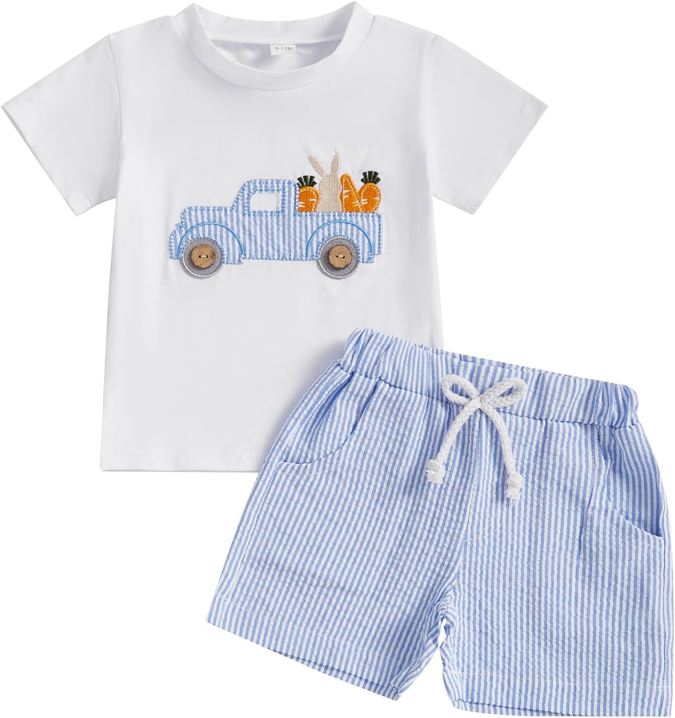 Perfect 2-Piece Toddler Easter Outfit - Soft Cotton Set for Kids