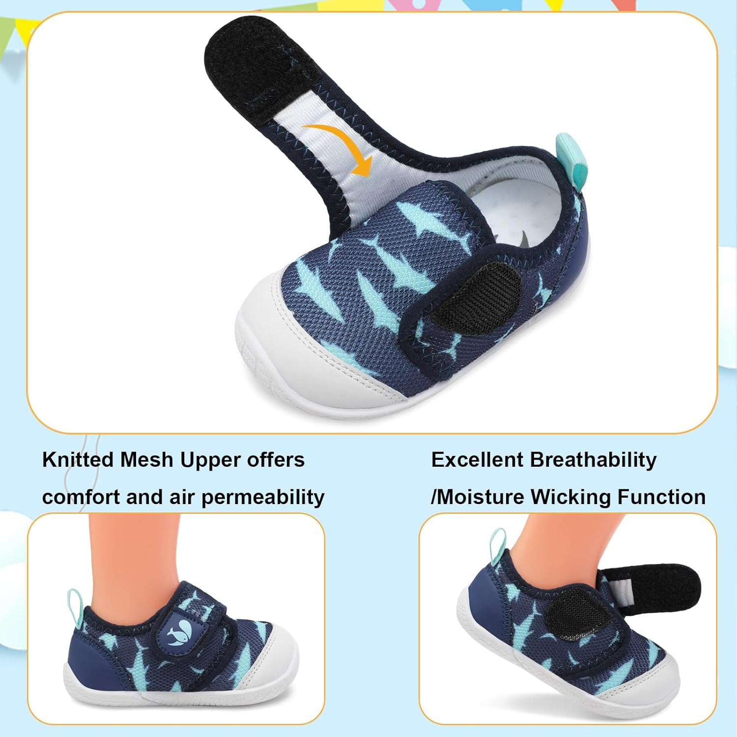 Sturdy Baby Walking Shoes for Kids