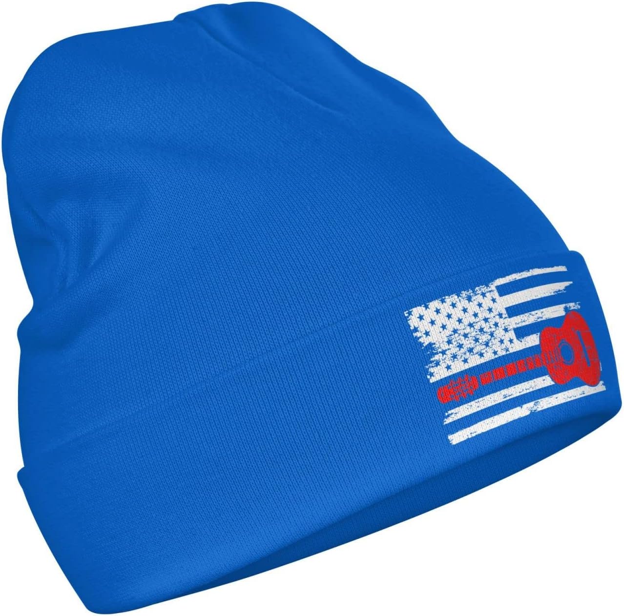 IRON1974 Guitarist USA Flag Baby Beanie Cap