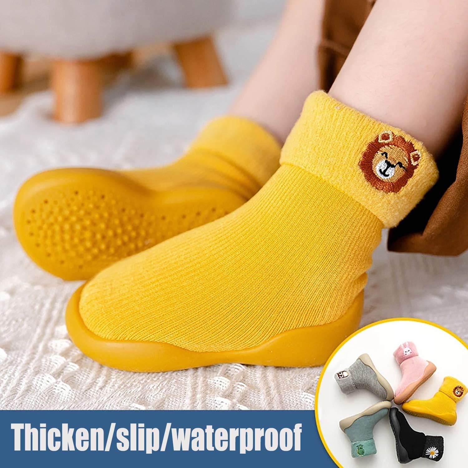 Solaud Non-Slip Socks and Shoes for Baby Boys