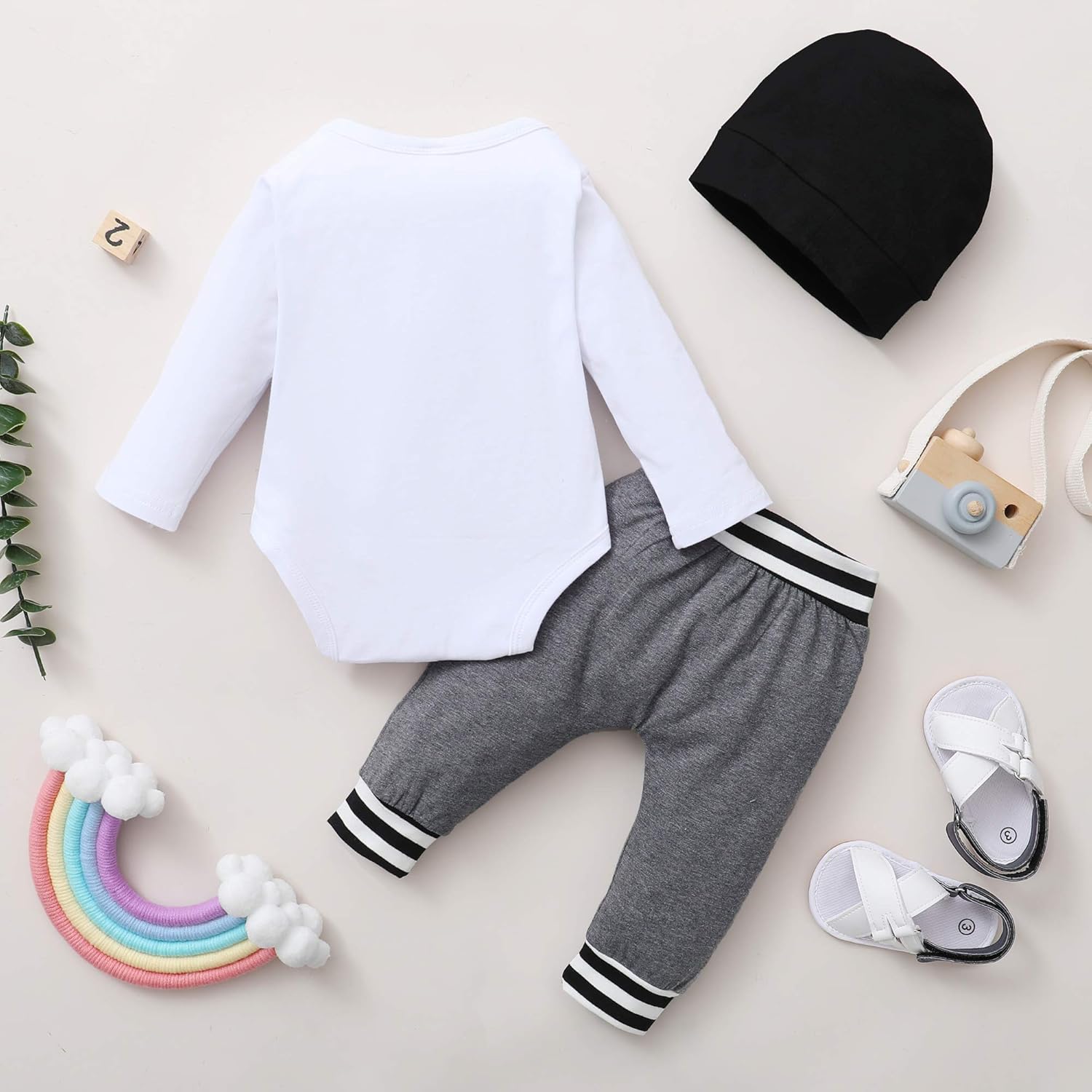 Newborn Baby Boy Clothing Set New to the Crew Outfit