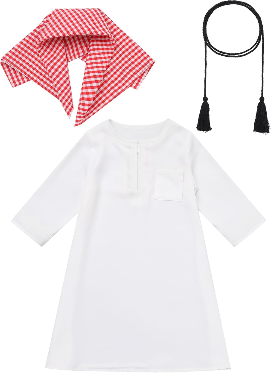 IDOPIP 3PCS Baby Boys Ramadan Eid Prayer Outfit