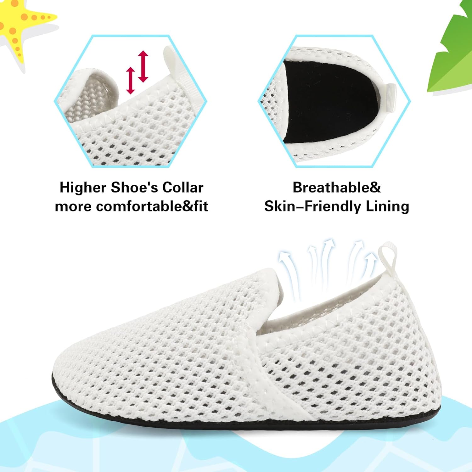 Quick Dry Anti-Slip Toddler Water Shoes