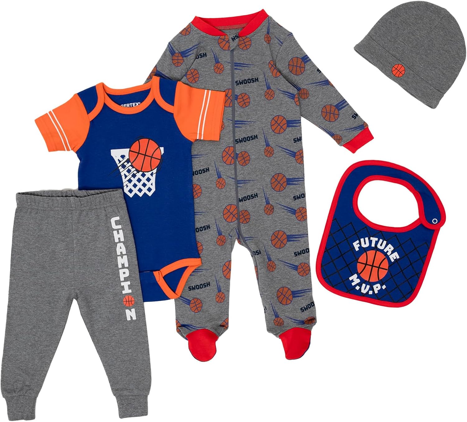 Gertex 5-Piece Sports Layette Set for Babies Infants