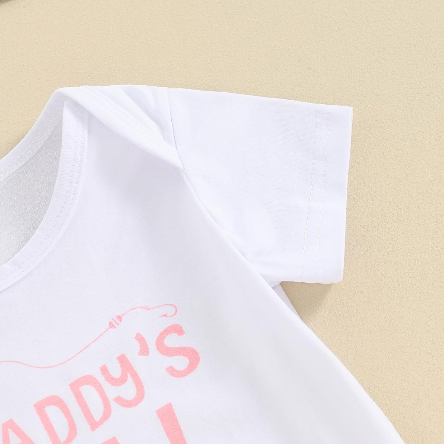 Newborn BoyGirl Summer Romper With Funny Letters