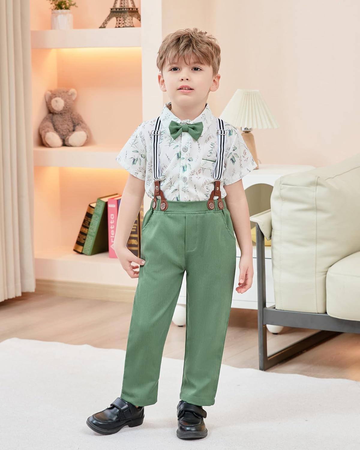 Sanmio Toddler Boys Tuxedo Suit