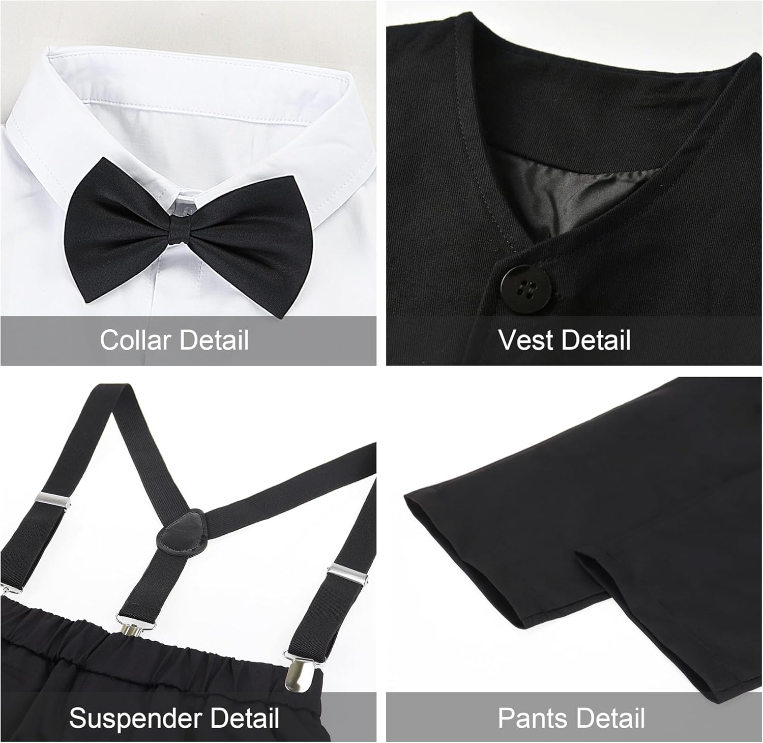 5 Piece Gentleman Wedding Fit Toddler Set