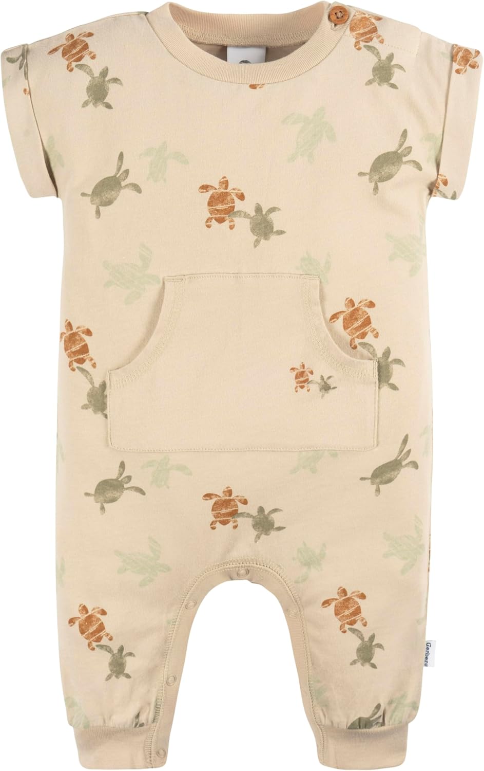 GREAT VALUE Gerber Baby Boys Romper Set with Stretchy Leg Snaps