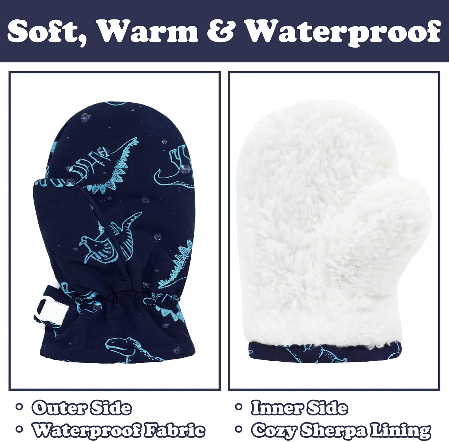 Warm Waterproof Toddler Gloves